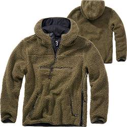 Brandit Teddyfleece Worker Pullover olive Gr. XXL von Brandit