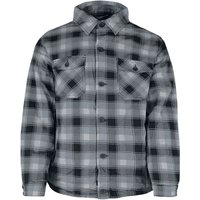 Brandit Übergangsjacke - Lumberjacket - S bis 4XL - für Männer - Größe S - schwarz/grau von Brandit