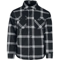 Brandit Übergangsjacke - Lumberjacket - S bis 5XL - für Männer - Größe L - schwarz/weiß von Brandit