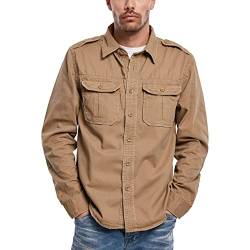 Brandit Vintage Shirt Longsleeve Camel 4XL von Brandit