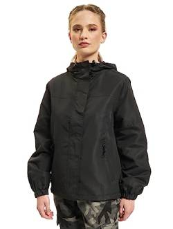 Brandit Windbreaker Sommer mit Zipper Damen, Größe:4XL, Farbe:Schwarz von Brandit