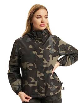 Brandit Windbreaker Sommer mit Zipper Damen, Größe:XS, Farbe:Darkcamo von Brandit