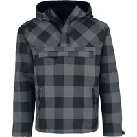 Brandit Windbreaker - Windbreaker Classic - S bis 5XL - für Männer - Größe 3XL - schwarz/grau von Brandit