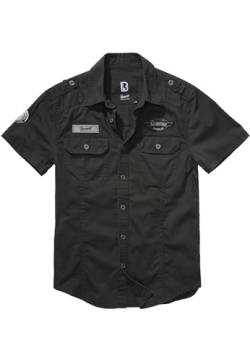Luis Vintage Shirt Short Sleeve Black Gr. XL von Brandit