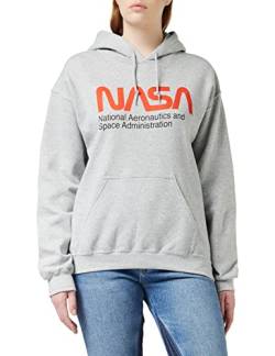 Brands In Limited Damen NASA Aeronautics Kapuzenpullover, Grau (Sports Grey SpGry), 36 (Herstellergröße: Medium) von Brands In Limited