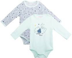 Brandsseller Baby Body Langarm Strampler |2er Set | Mit Motiven im Stil von Winnie Pooh von Brandsseller