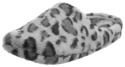 Brandsseller Damen Hausschuhe Leopard Weich Warm Plüsch Kuschelschuhe Hauspantoletten Pantoffeln von Brandsseller