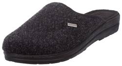 Brandsseller Hausschuhe Herren Filzoptik Fleece Pantoffeln Slipper Klassischl Grau 42 von Brandsseller