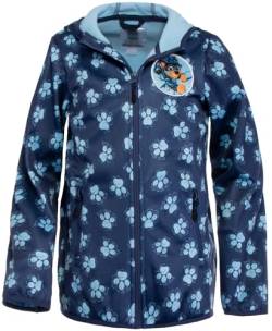 Brandsseller Jungen Softshelljacke Outdoor Kinderjacke Regenjacke Winddicht mit Motiven im Stil von Paw Patrol 122/128 Blau von Brandsseller