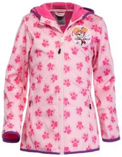 Brandsseller Mädchen Softshelljacke Outdoor Kinderjacke Regenjacke Winddicht mit Motiven im Stil von Paw Patrol 98/104 Blau von Brandsseller