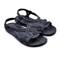 Brasileras Damen, Kinder Mädchen Zehensandalen rutschfester bequem schuhe für strand/schwimmbad/stadt navy blau 38 EU von Brasileras