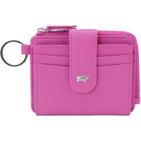 BRAUN BÜFFEL Kartenbörse, Druckknopf, Reißverschluss, für Damen, pink von Braun Büffel