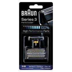 Braun 5000/6000FC- XP 31B Flex Integral Foil/Cutterblock Replacement Pack, Black by Braun von Braun