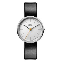Braun Damen Datum klassisch Quarz Uhr mit Leder Armband BN0173WHBKL von Braun
