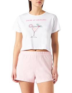 Brave Soul Damen 149drinkup Pyjamaset, Rose, 36 von Brave Soul