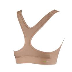 Bravity Damen Anti-Falten Dekolleté Schlaf-BH nahtlos & verstellbar, beige, small von Bravity