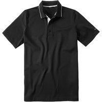 Brax Golf Herren Polo-Shirt schwarz Mikrofaser unifarben von Brax Golf