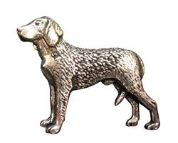 Ansteckpin Schweißhund | für den Hut oder das Revers | Perfekt für Hunde-Liebhaber | Anstecker Pin Button | Altsilber von Brazil Lederwaren