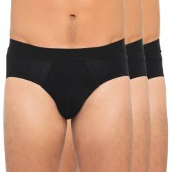 Bread & Boxers 3-er Set Slips Schwarz von Bread & Boxers