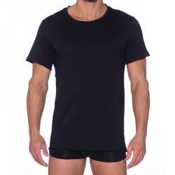 Bread & Boxers Crew-Neck T-Shirts, Dark Navy von Bread & Boxers