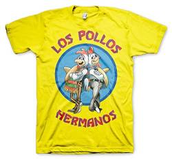Breaking Bad Offizielles Lizenzprodukt Los Pollos Hermanos T-Shirt (Gelb), Large von Breaking Bad