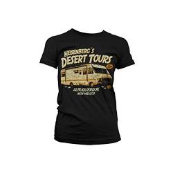 Officially Licensed Merchandise Heisenberg´s Desert Tours Girly T-Shirt (Black), Small von Breaking Bad