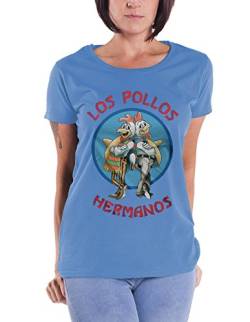 Offiziell Lizenziert Fanartikel Los Pollos Hermanos Girly T - Shirt - Himmelblau, Damen, XXL von Breaking Bad