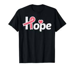 Hope Brustkrebs-Bewusstsein, rosa Schleife T-Shirt von Breast Cancer Awareness Shirts For Women Gifts