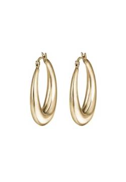 BREIL - Damenohrringe Hyper Collection TJ3045 - Damenschmuck - Leichter IP-Goldstahl-Ohrring für Damen, mit Hochglanzoberfläche und Steckverschluss - Gold von Breil