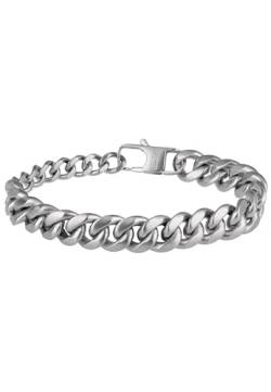 Breil Armband DOUBLE für Herren aus Edelstahl in der Farbe Silber, mit Karabinerverschluss, Länge: 23 cm, TJ2909 von Breil