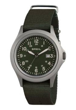 Breil Armbanduhr Mann Army quadrante grün e uhrarmband in Synthetic grün, Werk TIME JUST - 3H QUARZUHR von Breil