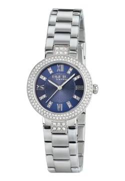 Breil Damen Armbanduhr Dancefloor in der Farbe Silber mit weißen Kristallen verziert und Edelstahlarmband, Gehäusedurchmesser: 32 mm, EW0255 von Breil