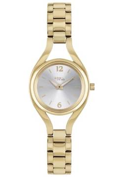 Breil Damen Armbanduhr Elettra mit goldfarbenem Stahlarmband, 5 Bar, Gehäusedurchmesser: 30 mm, EW0588 von Breil