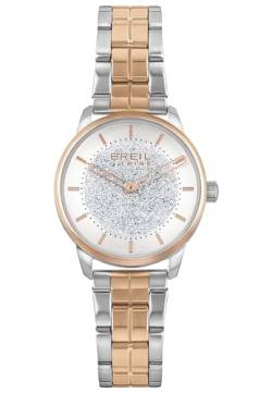 Breil - Damenuhr Lucille Collection EW0542 - Damen-Accessoires - Polierte Stahluhr für Damen mit einem Gehäusedurchmesser von 32 mm und Einer Verstellbaren Armbandlänge von 13,5 bis 19 cm von Breil