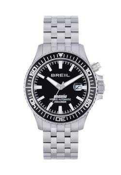 Breil Herren Armbanduhr Manta P.R.O. mit Armband aus Edelstahl, Wasserdichtigkeit: 200 Meter, Gehäusedurchmesser: 43 mm, TW2016 von Breil