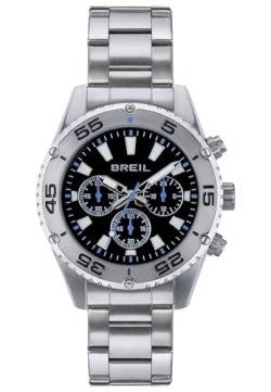 Breil Herren Chronograph Chrono mit Armband aus Edelstahl, Wasserdichtigkeit: 10 Bar, Gehäusedurchmesser: 43 mm, TW1997 von Breil