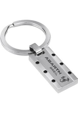 Breil - Herren-Schlüsselanhänger Abarth Collection TJ3102 - Herren-Accessoires - Schlüsselanhänger aus Stahl für Herren, mit Spiegel-/Satin-Finish und Steckverschluss von Breil