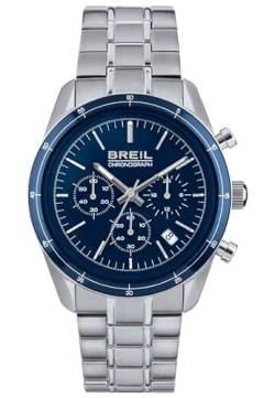 Breil Release Herren Armbanduhr mit Armband aus Edelstahl in der Farbe: Silber, Gehäusedurchmesser: 42 mm, TW1898 von Breil