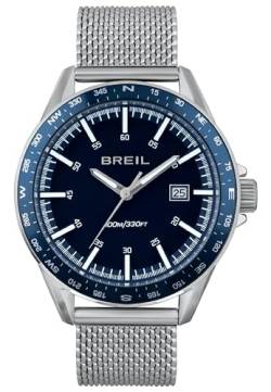 Breil - Uhr für Mann rund mit einfarbigem Zifferblatt und Stahlgehäuse Sammlung Rugged von Breil