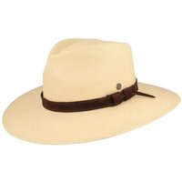 Breiter Strohhut Breiter Panama-Hut mit Leder-Garnitur & UV-Schutz 50 von Breiter