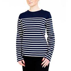 Breizh Ocean - Piriac Matrosen-Shirt, gestreift, dick, aus Bio-Baumwolle – Damen – XS bis 4XL von Breizh Ocean