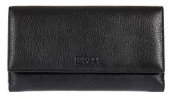 Bric's - Brieftasche Seitenfalte Marmolada, Schwarz, 18x10x4 cm von Bric's