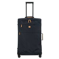 Bric's Trolley Groß X-Bag Kollektion, Weichgepäck-Koffer mit 2 Doppel-Rollen, Widerstandsfähig und Ultraleicht, Maße: 48x77x26cm, Ozeanblau von Bric's