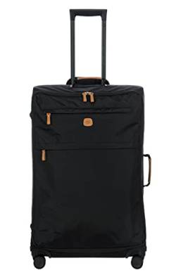 Bric's Trolley Groß X-Bag Kollektion, Weichgepäck-Koffer mit 2 Doppel-Rollen, Widerstandsfähig und Ultraleicht, Maße: 48x77x26cm, Schwarz von Bric's