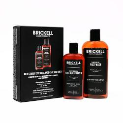 Brickell Daily Essential Face Care Routine I, für Herren, Gel-Gesichtsreiniger & Gesichts-Feuchtigkeitslotion, Ohne Duftstoffe von Brickell Men's Products