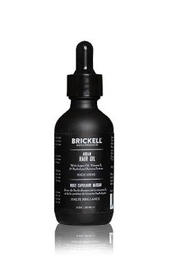 Brickell Herren-Arganöl für Haare, natürlich und biologisch, leichte Haarbehandlung, 59 ml, parfümiert von Brickell Men's Products