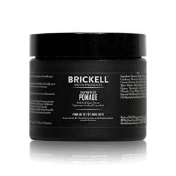 Brickell Herren Shaping Paste Pomade für Männer, ganz natürlich, Texturierende Wachs Pomade, 59 mL, Scented von Brickell Men's Products