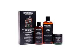 Brickell Men's Daily Advanced Face Care Routine I - Set aus Gesichtsreinigung, Feuchtigkeitscreme & Gesichtspeeling - Natürliche & organische Männer Gesichtspflege - Parfümiert von Brickell Men's Products
