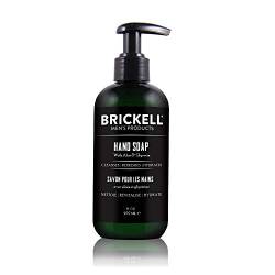 Brickell Men's Handseife für Männer, natürliche und organische, feuchtigkeitsspendende flüssige Handseife, Zedernholz & Regen, 237 Milliliter, duftend von Brickell Men's Products