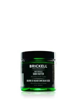 Brickell Men's Products Glatte, bürstenlose Rasierbutter – natürlich und organisch (Duftend, 59 ml) von Brickell Men's Products